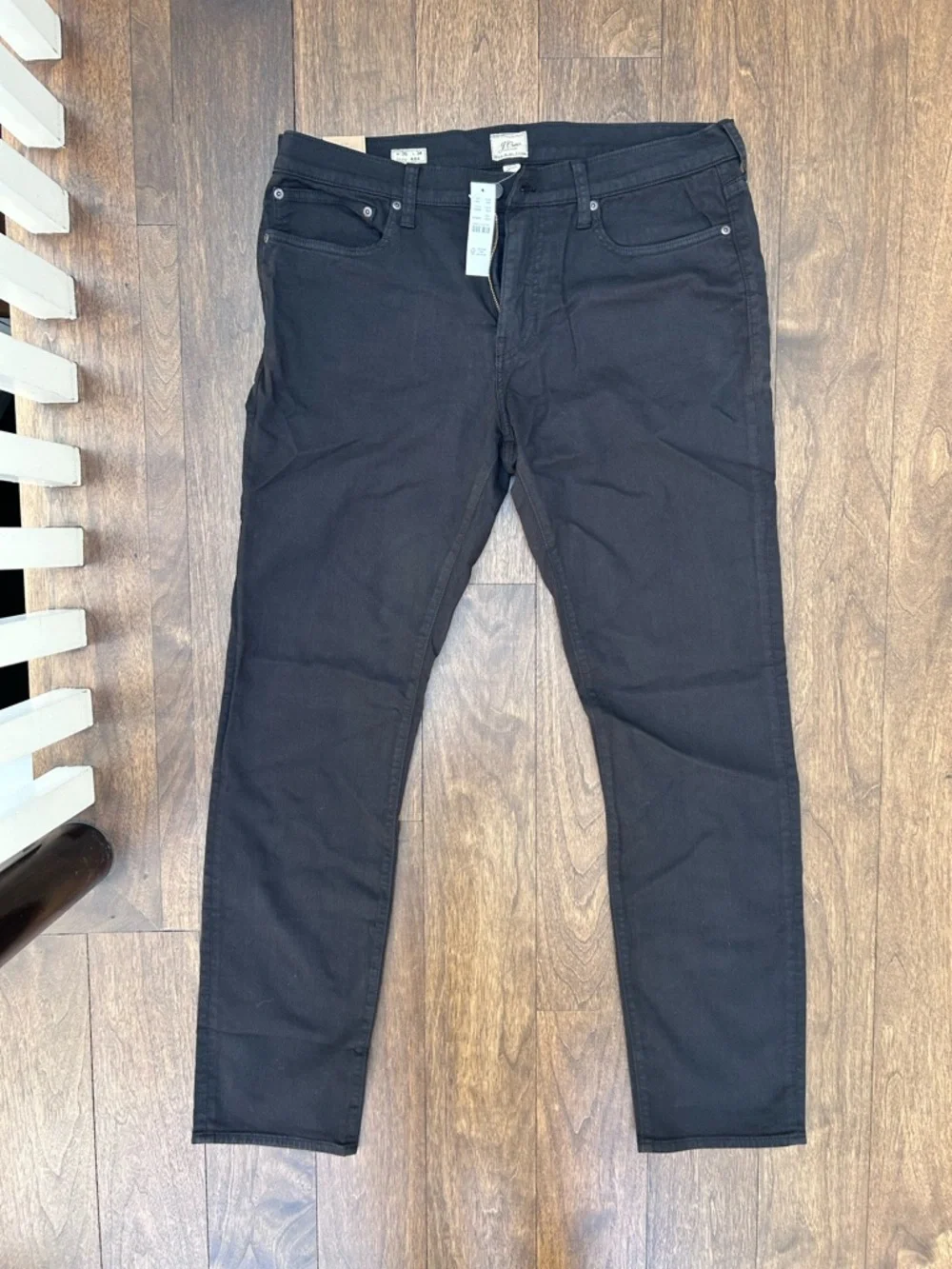 J. Crew Men's Slim Straight Black Jeans